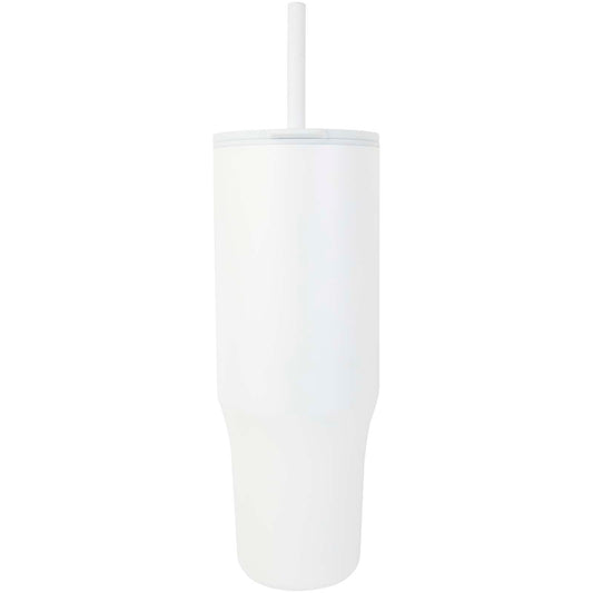 Bicchiere termico da 900 ml certificato RCS con cannuccia in silicone Brady personalizzato con logo - Pubblienne