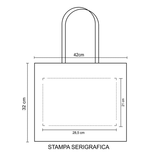 Aurora - Borsa Shopping personalizzato con logo - Pubblienne