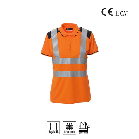 GUARD+ LADY POLO ALTA VISIBILITÀ PAYPER personalizzato con logo - Pubblienne