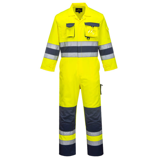 Tuta Nantes Hi-Vis Portwest personalizzato con logo - Pubblienne