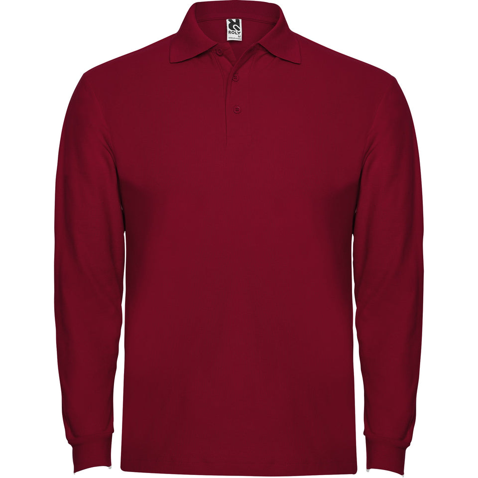R6635 - Roly Estrella Manica Lunga Polo Uomo personalizzato con logo - Pubblienne