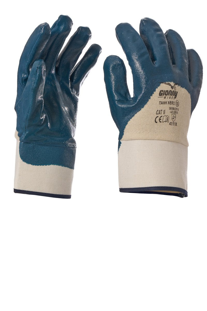 TANK NBR3 GUANTO NBR DORSO AERATO MANICHETTA PAYPER personalizzato con logo - Pubblienne