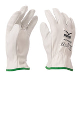 PILOT 55TOP GUANTO TUTTO FIORE BOVINO CON POLSINO BORDATO PAYPER personalizzato con logo - Pubblienne