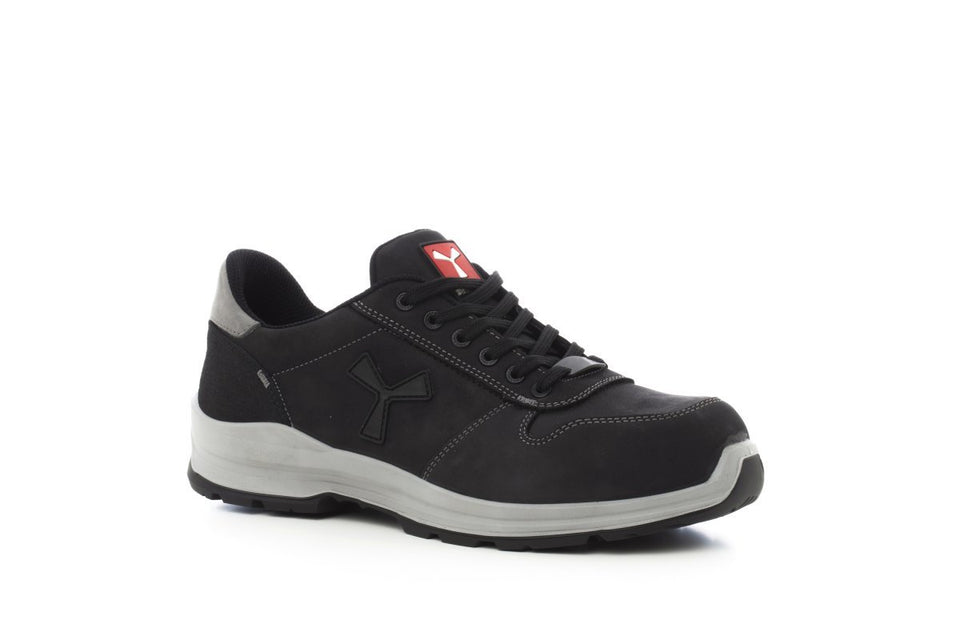 GET FORCE LOW S3 SCARPA ANTINFORTUNISTICA BASSA IN NABUK PAYPER personalizzato con logo - Pubblienne
