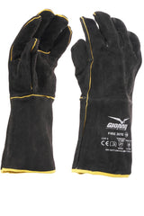 FIRE 307G GUANTO PER SALDATORI INTERAMENTE IN CROSTA BOVINA PAYPER personalizzato con logo - Pubblienne
