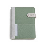 0313 - Agenda Giornaliera in PU Termovirante cm 15x21 Verde - Pubblienne