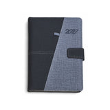 0317 - Agenda Giornaliera in PU Termovirante cm 15x21 Blu - Pubblienne