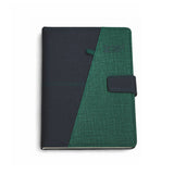 0317 - Agenda Giornaliera in PU Termovirante cm 15x21 Verde - Pubblienne