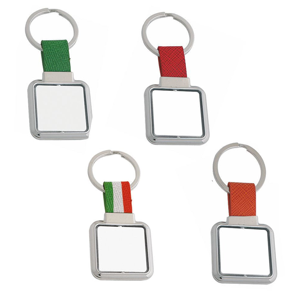 Quad - Portachiavi Girevole personalizzato con logo - Pubblienne