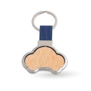 0703 Bob wood - Portachiavi girevole personalizzato con logo - Pubblienne