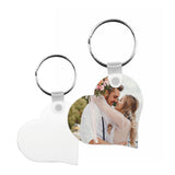 0798 Cuore - Portachiavi Cuore In Pbt Per Stampa Sublimatica personalizzato con logo - Pubblienne