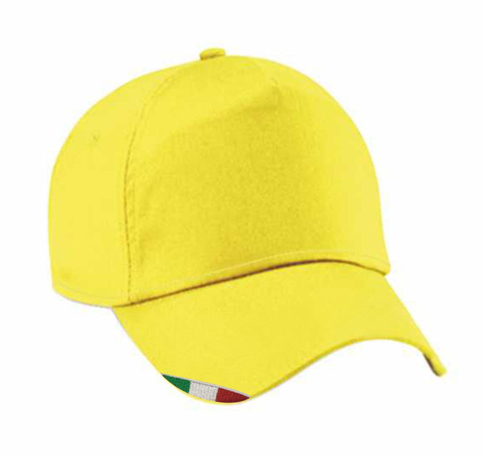 0856 Golf Italy - Cappello ricamato 5 Pannelli personalizzato con logo - Pubblienne