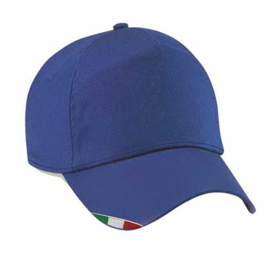 0856 Golf Italy - Cappello ricamato 5 Pannelli personalizzato con logo - Pubblienne