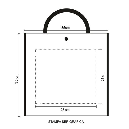 Isotta - Borsa Shopping personalizzato con logo - Pubblienne