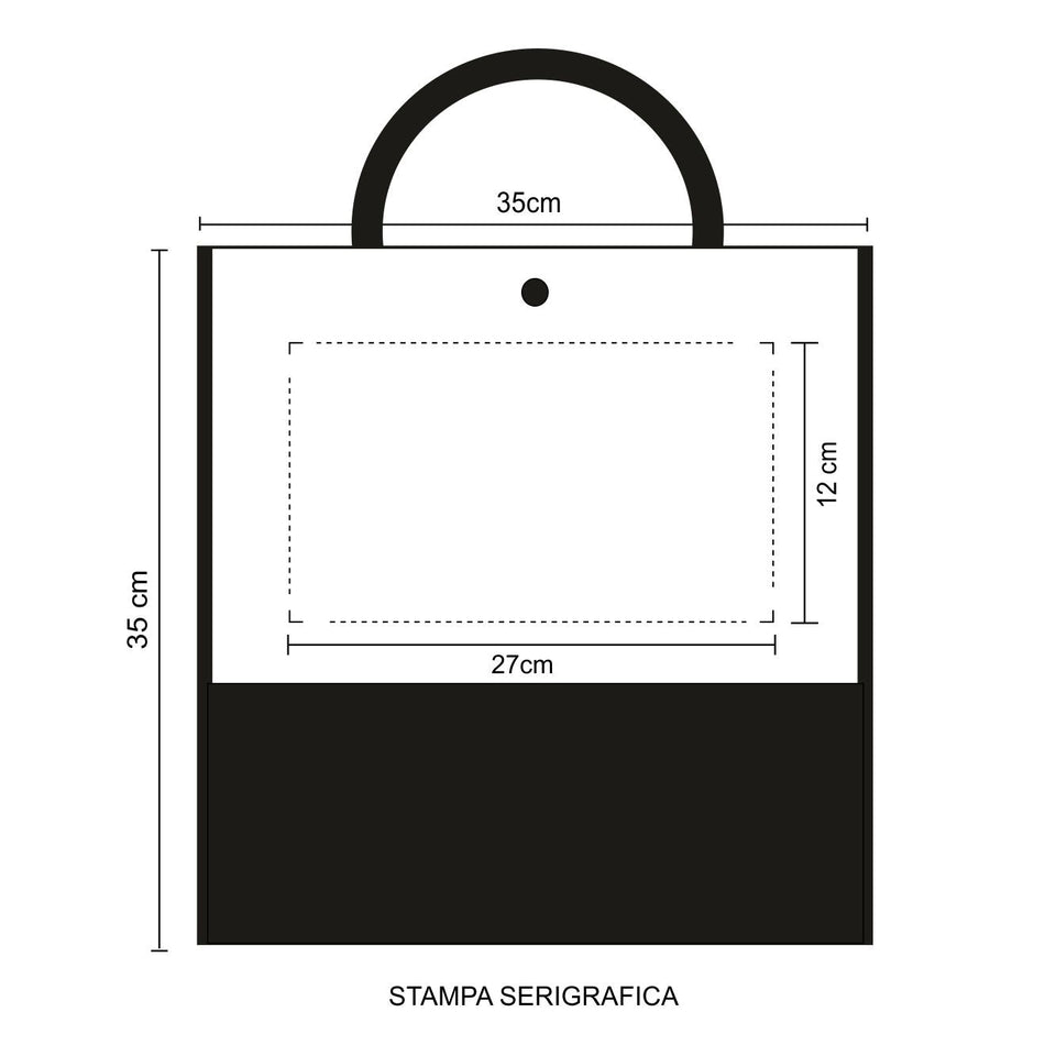 Nudden -Borsa Shopping Pasta personalizzato con logo - Pubblienne