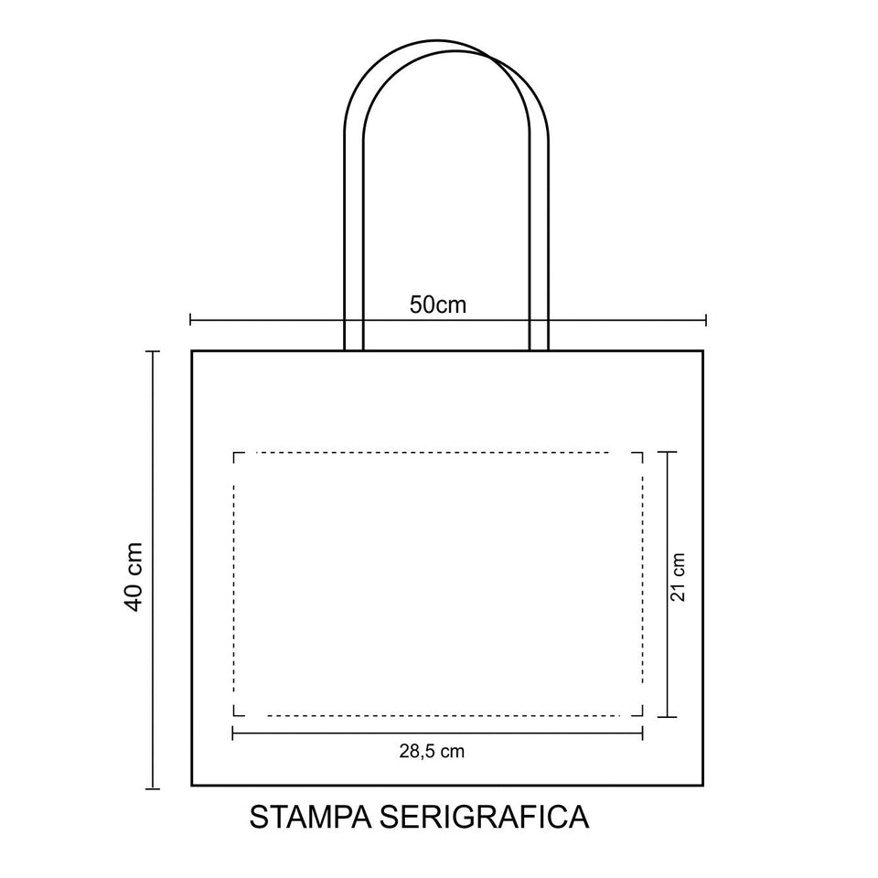 Eva - Borsa Shopping personalizzato con logo - Pubblienne