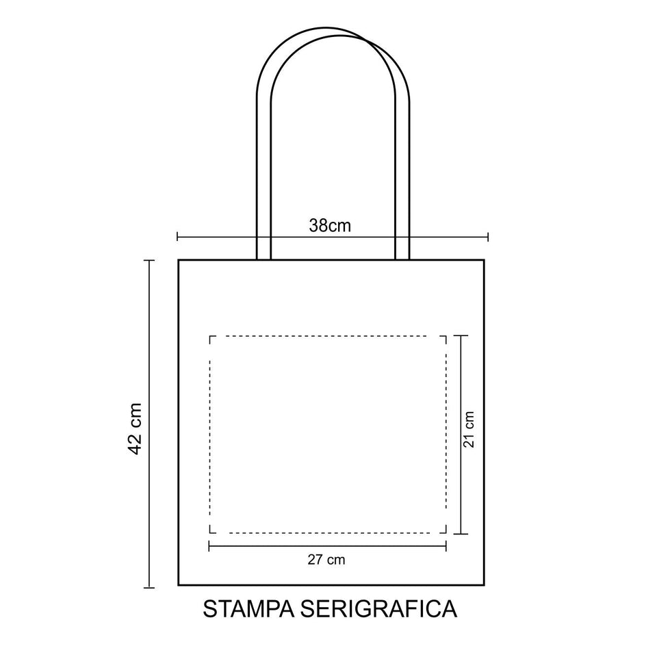 Tony - Borsa Shopping personalizzato con logo - Pubblienne