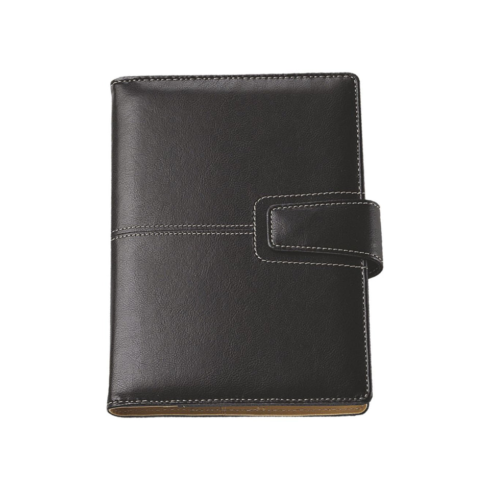 0242 AGENDA GIORNALIERA SIMILPELLE personalizzato con logo - Pubblienne