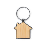 0660 Homy - Portachiavi In Bamboo personalizzato con logo - Pubblienne