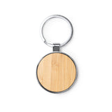 0662 Deny - Portachiavi In Bamboo personalizzato con logo - Pubblienne