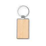 0662 Deny - Portachiavi In Bamboo personalizzato con logo - Pubblienne