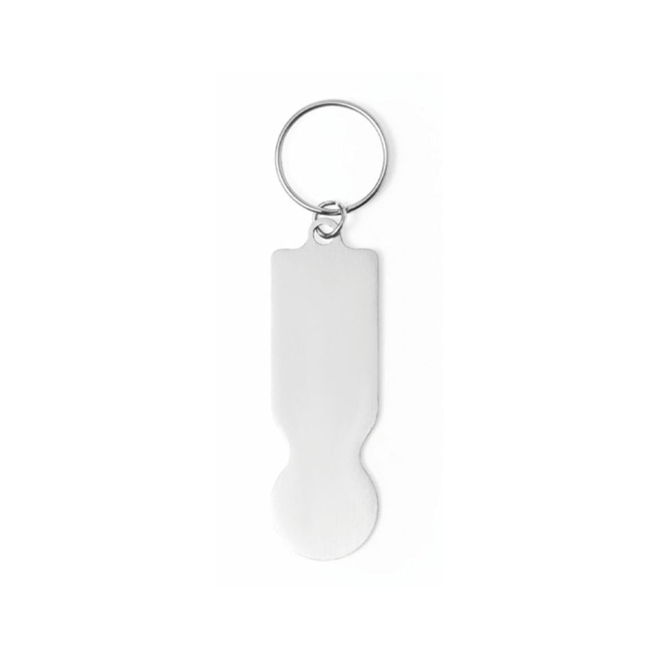 0665 Ronni - Portachiavi Gettone In Plastica personalizzato con logo - Pubblienne