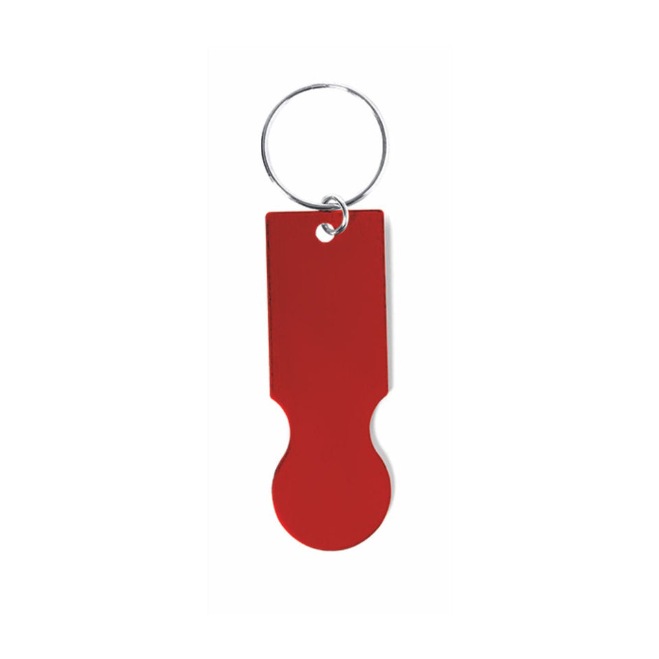 0665 Ronni - Portachiavi Gettone In Plastica personalizzato con logo - Pubblienne