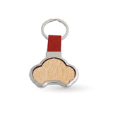 0703 Bob wood - Portachiavi girevole personalizzato con logo - Pubblienne
