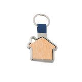 0704 Dom wood - Portachiavi girevole personalizzato con logo - Pubblienne