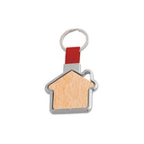 0704 Dom wood - Portachiavi girevole personalizzato con logo - Pubblienne