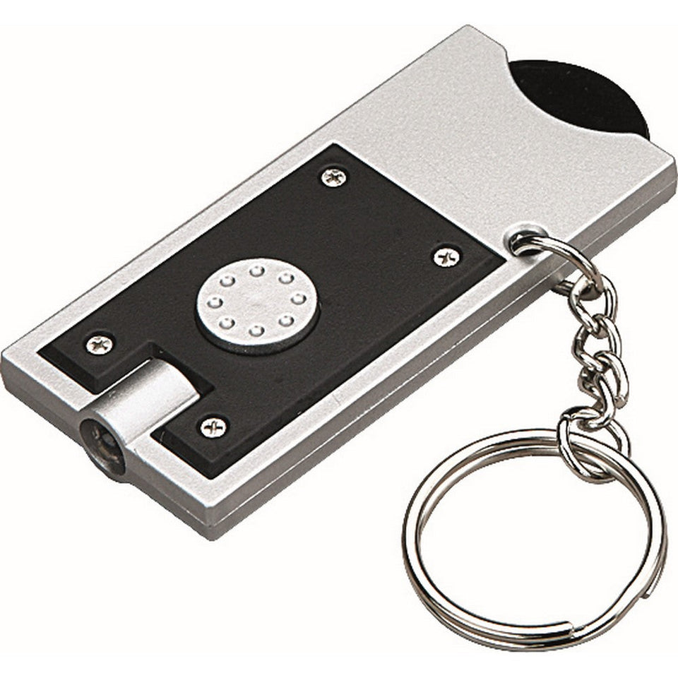 0782 Lux - Portachiavi Gettone Con Led personalizzato con logo - Pubblienne