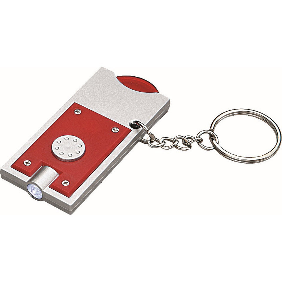 0782 Lux - Portachiavi Gettone Con Led personalizzato con logo - Pubblienne