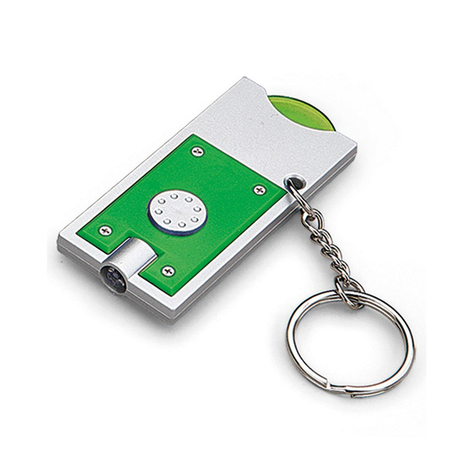 0782 Lux - Portachiavi Gettone Con Led personalizzato con logo - Pubblienne