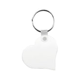 0798 Cuore - Portachiavi Cuore In Pbt Per Stampa Sublimatica personalizzato con logo - Pubblienne