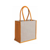 0951 Dalia - Borsa Mare In Juta E Cotone Dimensioni: cm 36x36x20 personalizzato con logo - Pubblienne