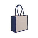 0951 Dalia - Borsa Mare In Juta E Cotone Dimensioni: cm 36x36x20 personalizzato con logo - Pubblienne
