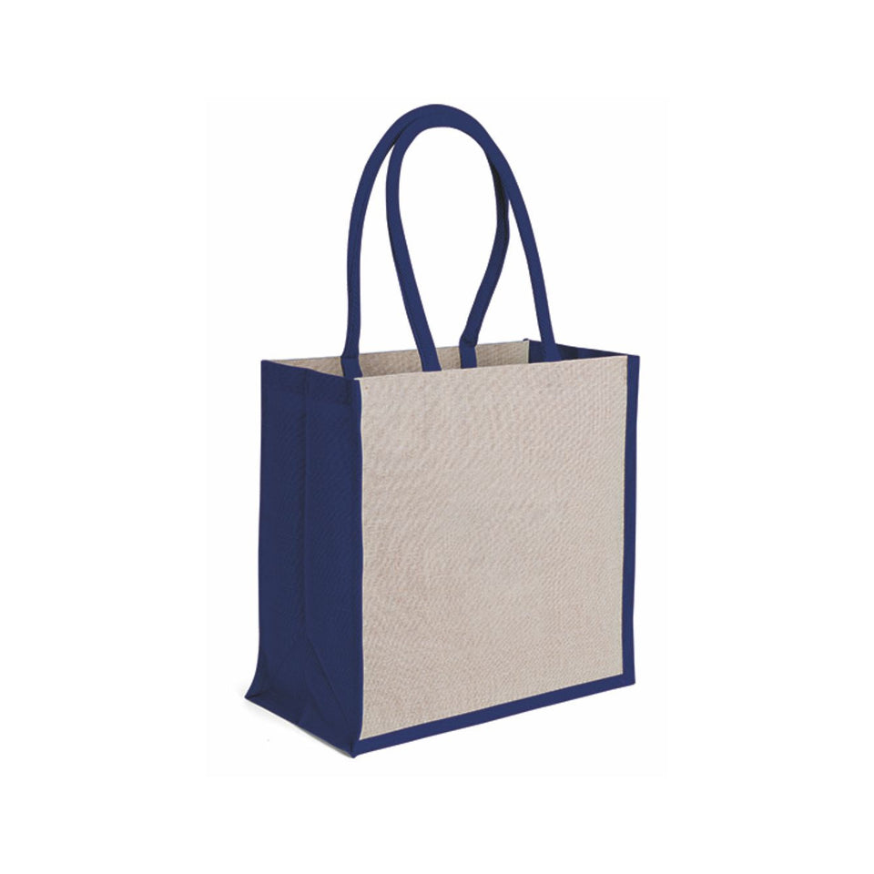 0951 Dalia - Borsa Mare In Juta E Cotone Dimensioni: cm 36x36x20 personalizzato con logo - Pubblienne