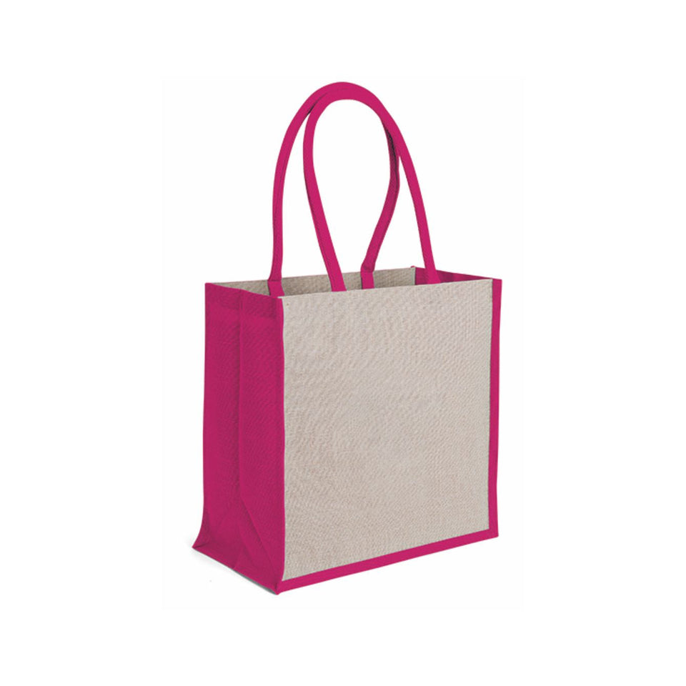 0951 Dalia - Borsa Mare In Juta E Cotone Dimensioni: cm 36x36x20 personalizzato con logo - Pubblienne