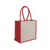 0951 Dalia - Borsa Mare In Juta E Cotone Dimensioni: cm 36x36x20 personalizzato con logo - Pubblienne