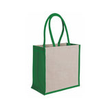 0951 Dalia - Borsa Mare In Juta E Cotone Dimensioni: cm 36x36x20 personalizzato con logo - Pubblienne