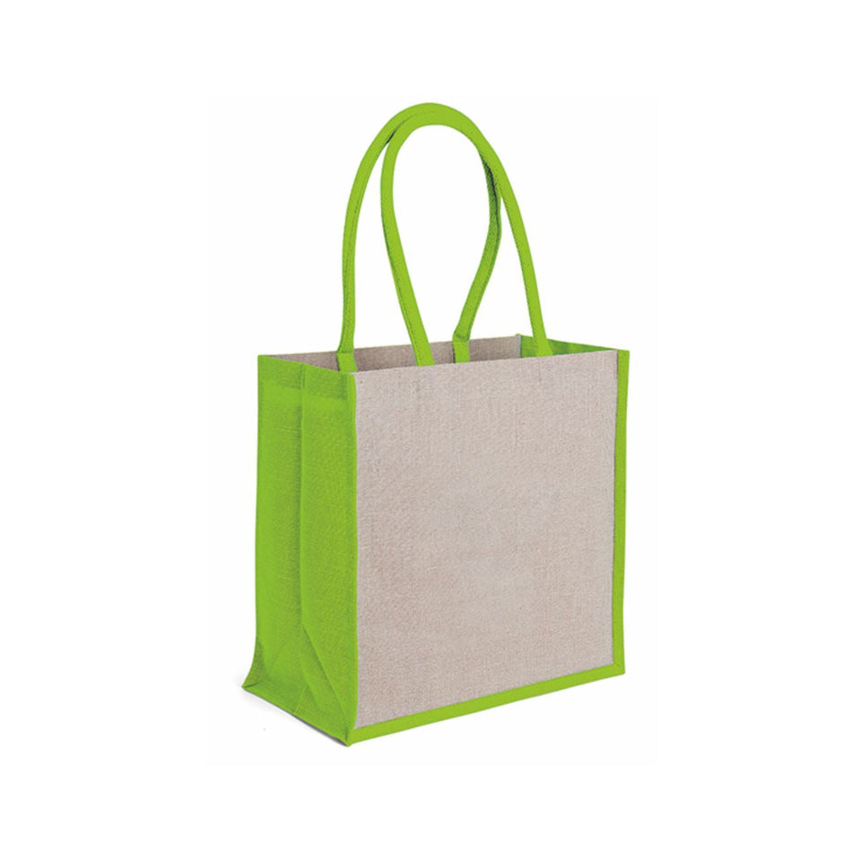 0951 Dalia - Borsa Mare In Juta E Cotone Dimensioni: cm 36x36x20 personalizzato con logo - Pubblienne