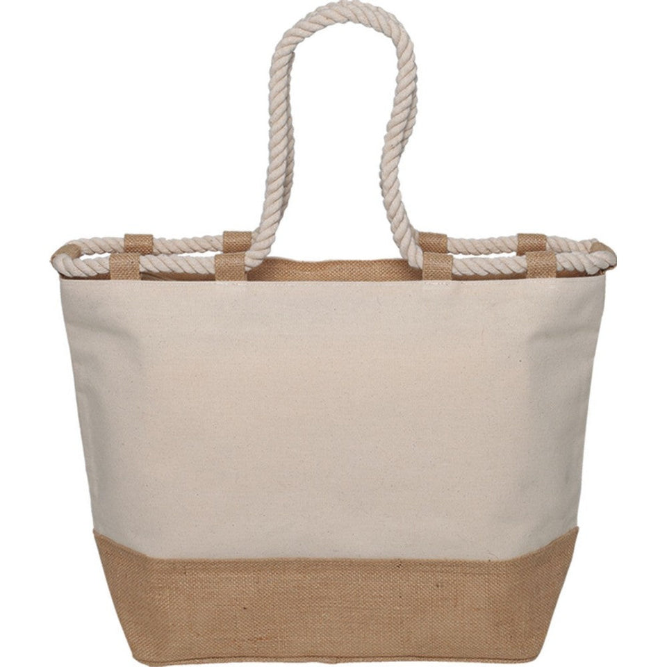 0997 Capri - Borsa Mare Canvas  Dimensioni cm.34x52x17 personalizzato con logo - Pubblienne