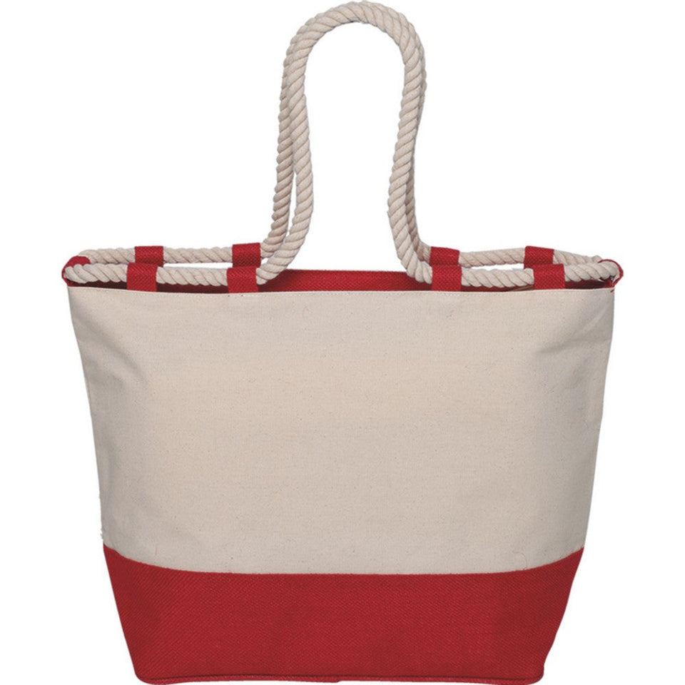 0997 Capri - Borsa Mare Canvas  Dimensioni cm.34x52x17 personalizzato con logo - Pubblienne