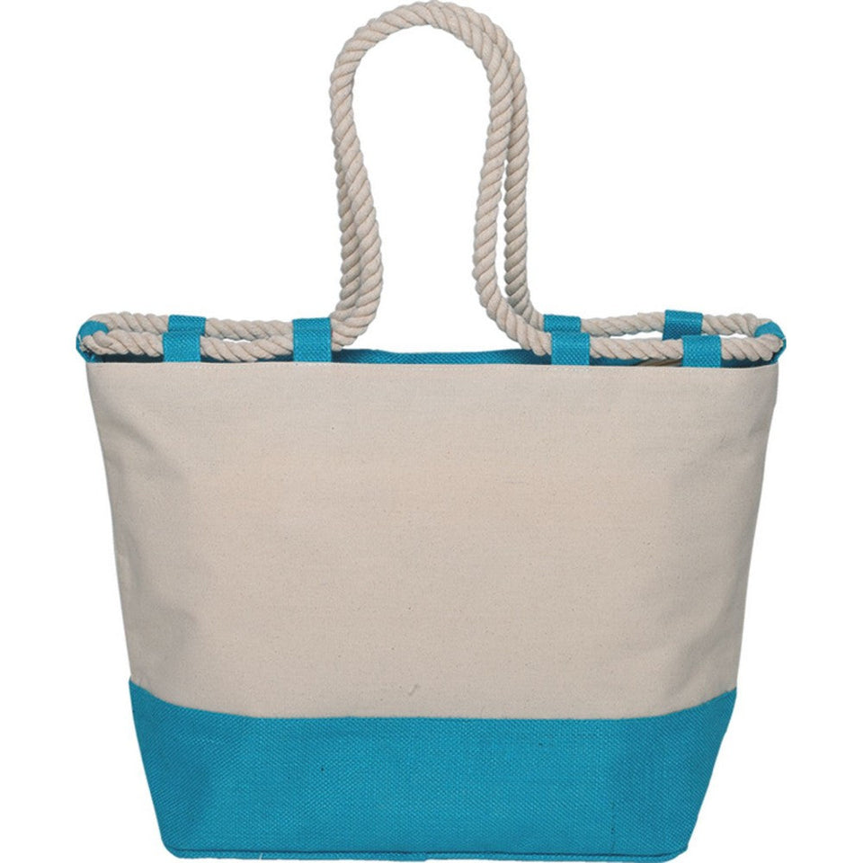 0997 Capri - Borsa Mare Canvas  Dimensioni cm.34x52x17 personalizzato con logo - Pubblienne