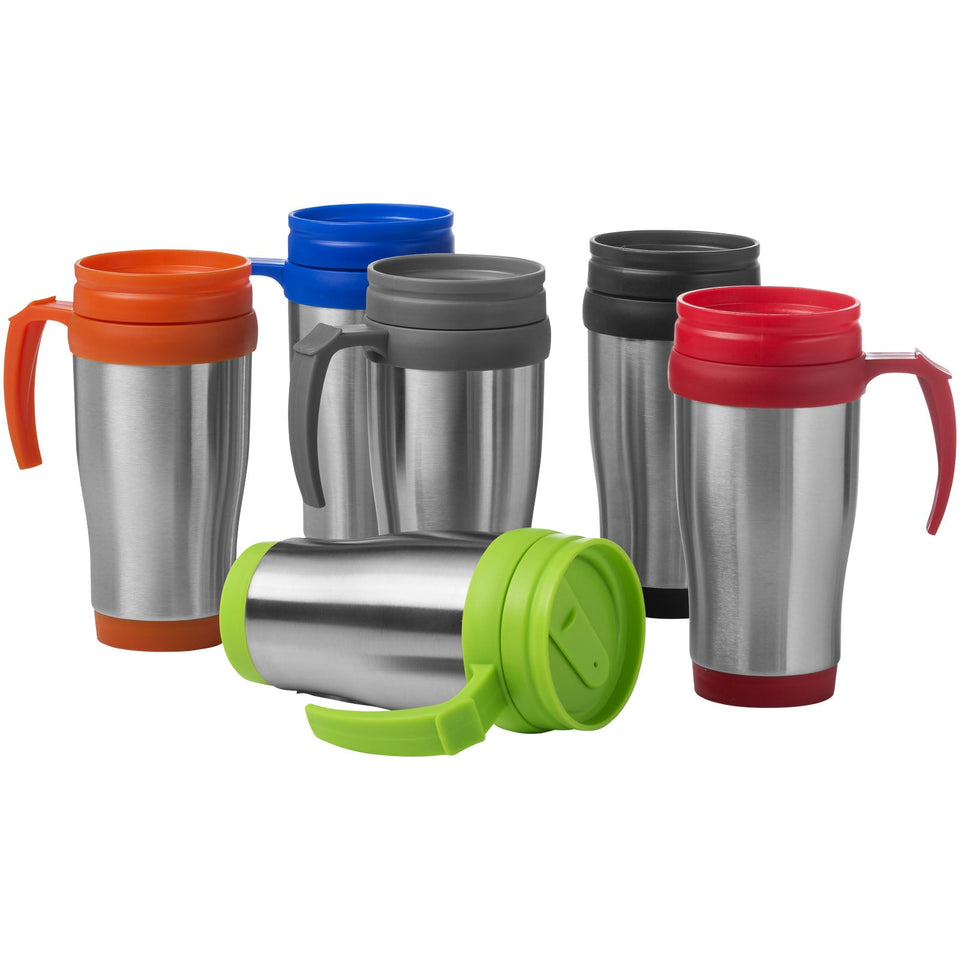 Tazza termica Sanibel da 400 ml personalizzato con logo - Pubblienne