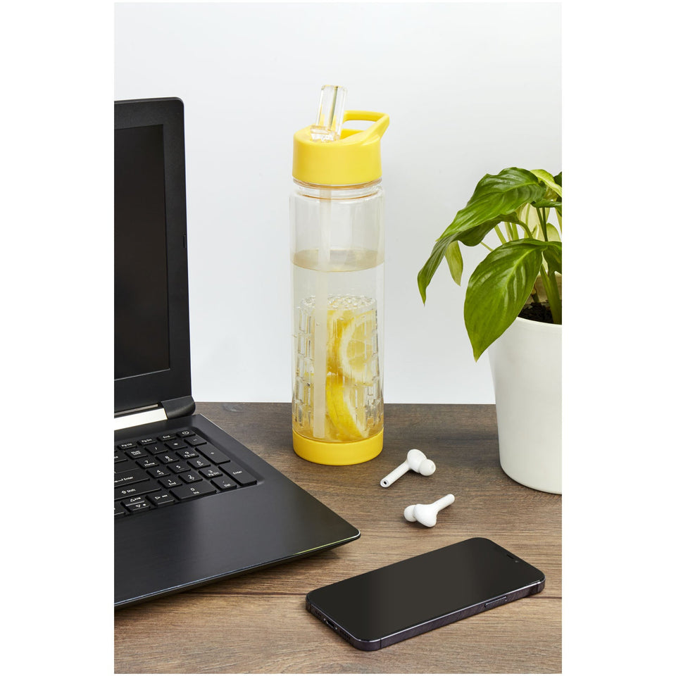 Borraccia con infusore Tutti Frutti da 740 ml in Tritan™ personalizzato con logo - Pubblienne
