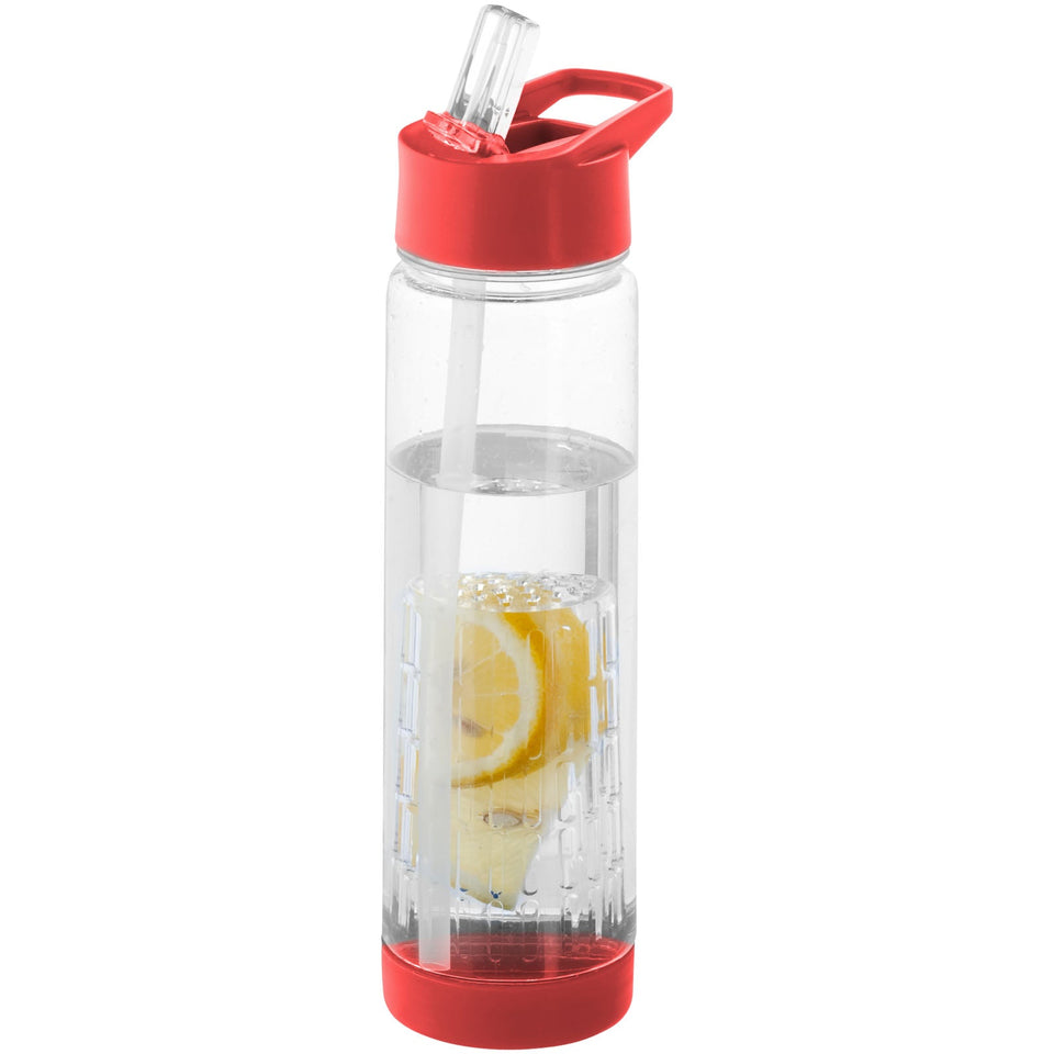 Borraccia con infusore Tutti Frutti da 740 ml in Tritan™ personalizzato con logo - Pubblienne
