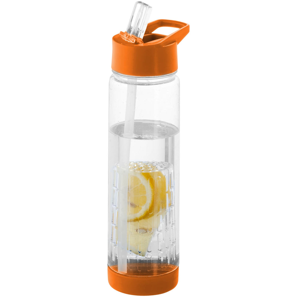 Borraccia con infusore Tutti Frutti da 740 ml in Tritan™ personalizzato con logo - Pubblienne