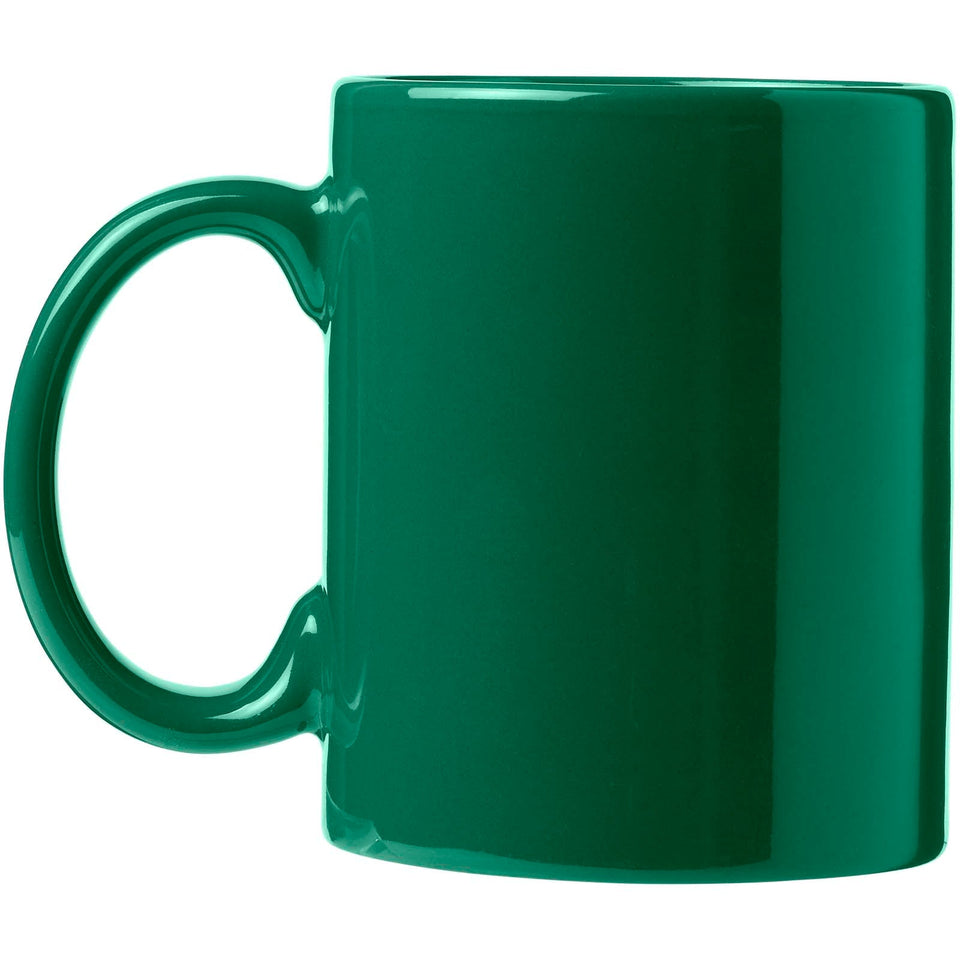 Tazza in ceramica Santos da 330 ml personalizzato con logo - Pubblienne