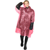 Poncho impermeabile monouso Ziva con custodia personalizzato con logo - Pubblienne